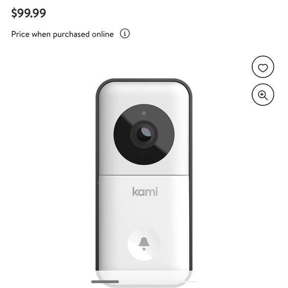KAMI DOOR BELL CAMERA 2FREE INDOOR CAMERAS - Picture 2 of 4